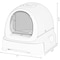 Pawsmark Fully Enclosed Hooded Litter Pan with Front Entry Odor Close Door, Cat Litter Scoop Included QI003672 - alternate 7